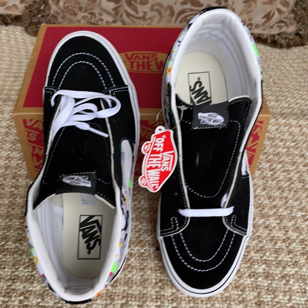 Vans Sk8-Hi Checker Cube Black/True White WMNS - Picture 13 of 16